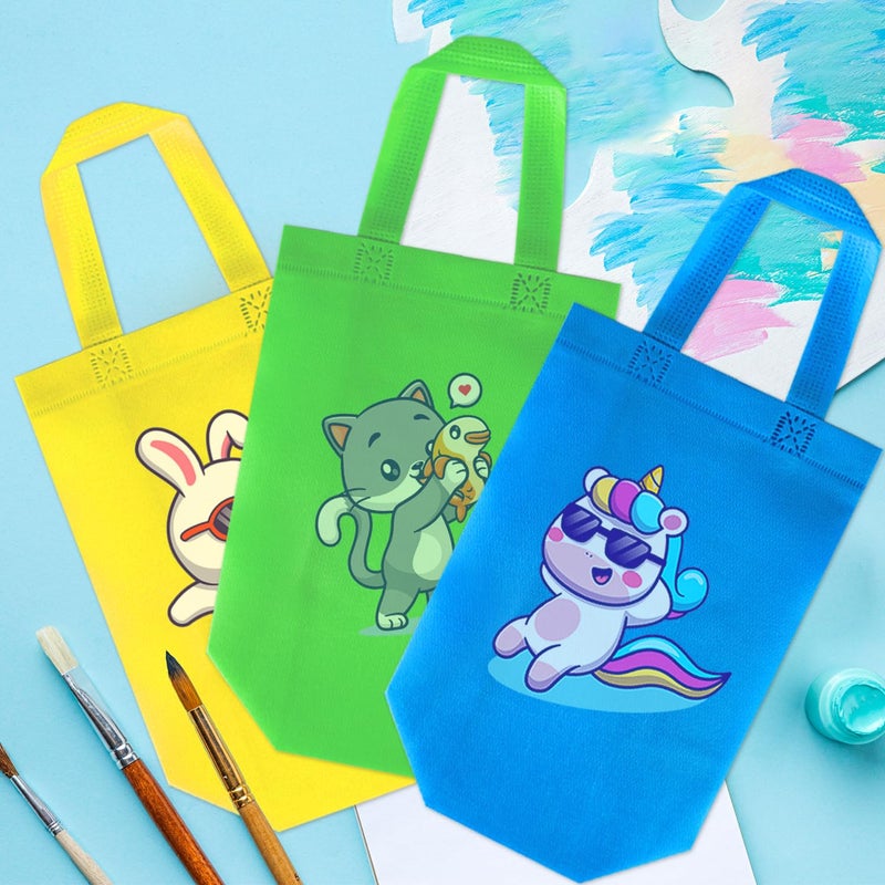 SPERPAND 20Pcs Gift Bags Medium Size  Reusable Goodie Bags  Gift Bags with Handles for Party Favors  Birthday  Baby Shower - Image 2